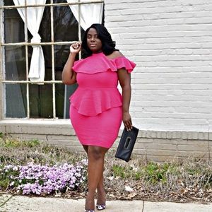 Dresses - Cold Shoulder Dress Dresses - Cold Shoulder Dress
